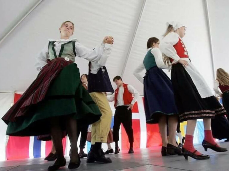 group dancing on stage